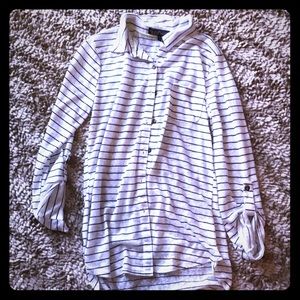Stripped button up